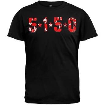 Van Halen 5150 Stripes Slim Fit T-shirt