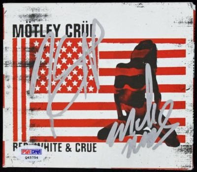 Vince Neil & Mick Mars Authentic Signed Motley Crue Cd Cover W/ Disc Psa #q45754 - Memorabilia