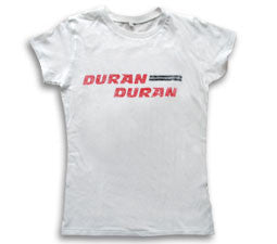 White Retro Logo Vintage T - Girls Fit