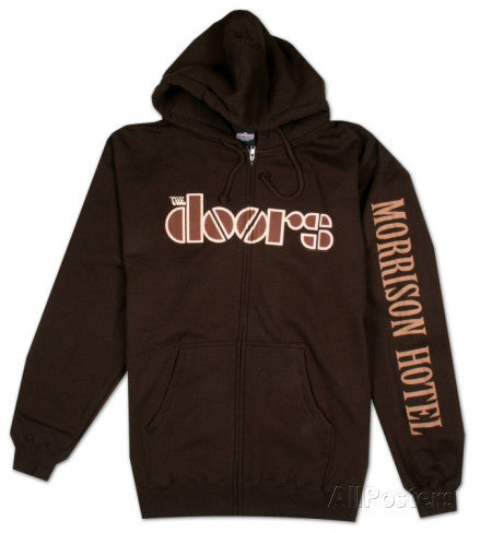 Zip Hoodie: The Doors - Hotel Logo