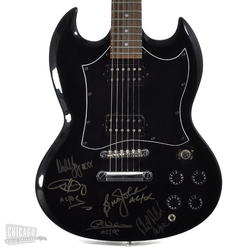AC/DC Signed Epiphone SG Guitar
