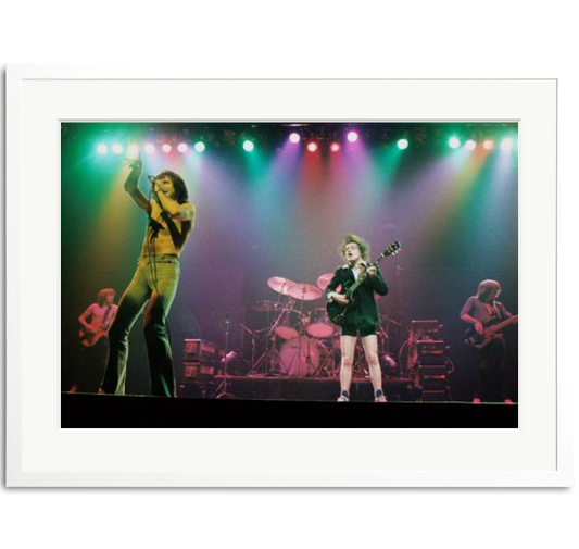 AC/DC on stage Coventry 1978