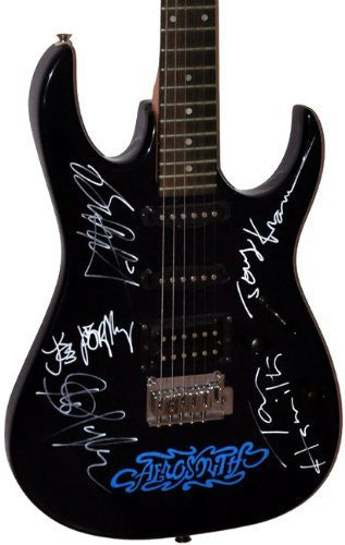 Aerosmith Autographed Guitar