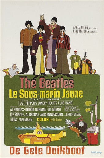 The Beatles Belgian for Yellow Submarine Le Sous Marin Jaune 1968