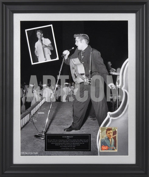 Elvis Presley "1956" limited edition framed presentation with 1956 trading card