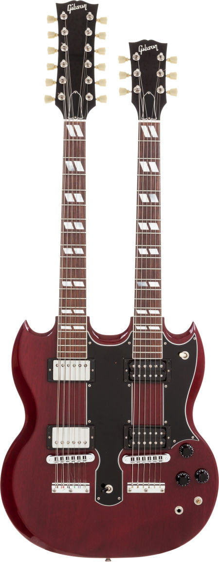 Mötley Crüe - Jimmy Page, Mick Mars, and John Corabi-Owned and Played Gibson Double Neck Guitar