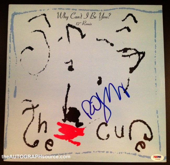 The Cure Signed Album "Why Can't I Be You? 12' Remix" vinyl album