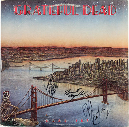 Grateful Dead Dead Set Signed Record Album (Arista, 1981).