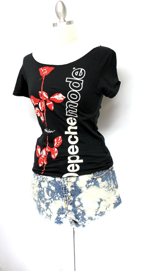 Depeche Mode Scoop Neck Tee by Julia Takai