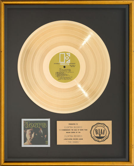 The Doors RIAA Gold Record Award (Elektra EKS-74007, 1967)
