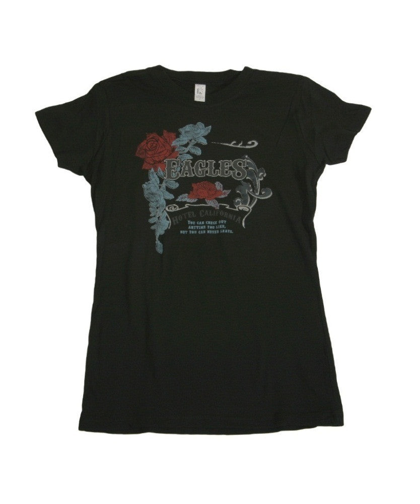 WOMENS VINTAGE EAGLES ROSE CREST T-SHIRT