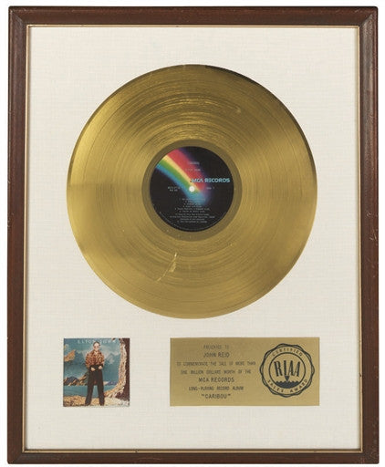 Elton John Presentation 'Gold' Disc Caribou