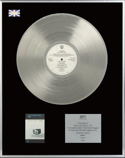 Fleetwood Mac Presentation 'Platinum' Disc for Tusk