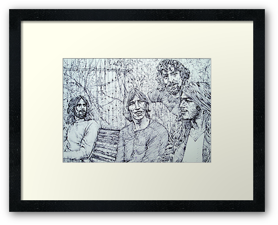 the PINK FLOYD - drawing portrait