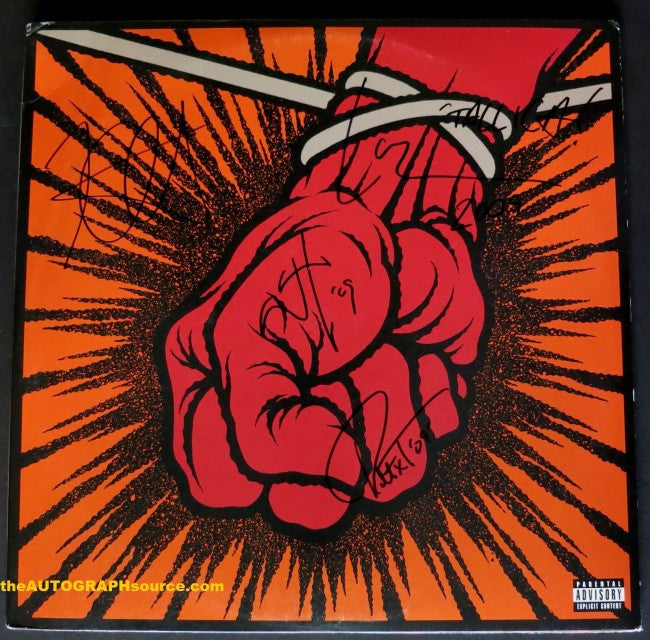 Metallica St. Anger Autographed Album