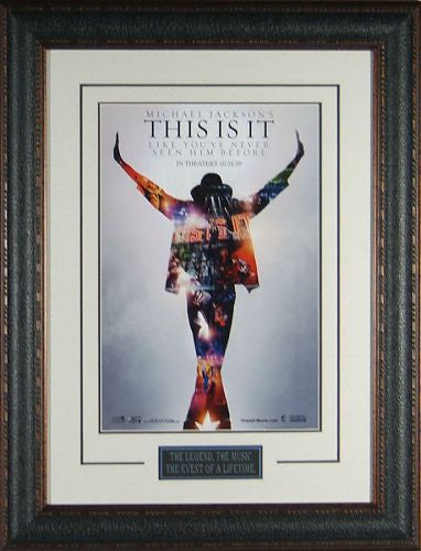 Michael Jackson "This is It" Framed Print
