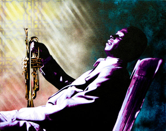 Miles Davis original painting