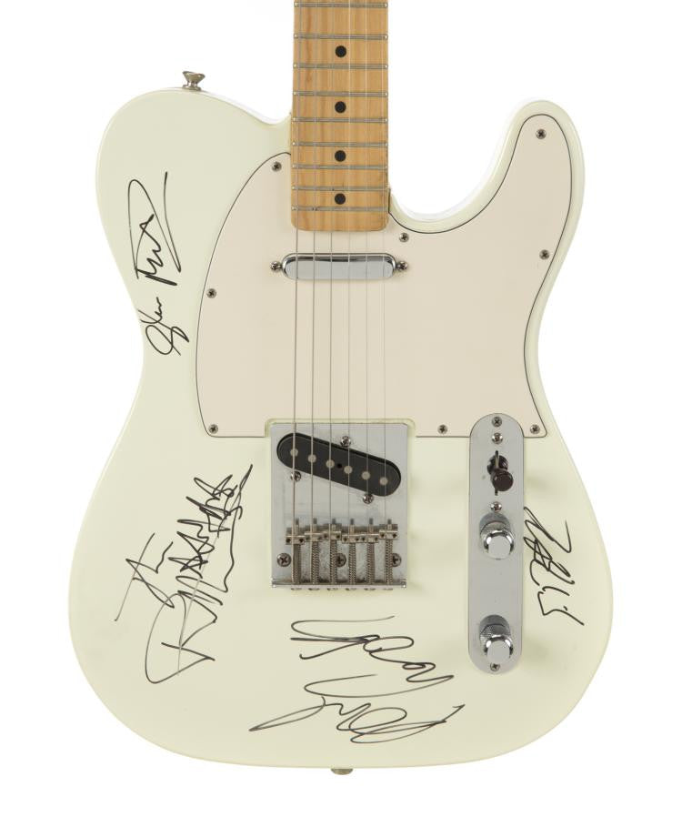 THE SEX PISTOLS - 1992 FENDER M.I.M. AUTOGRAPHED TELECASTER GUITAR