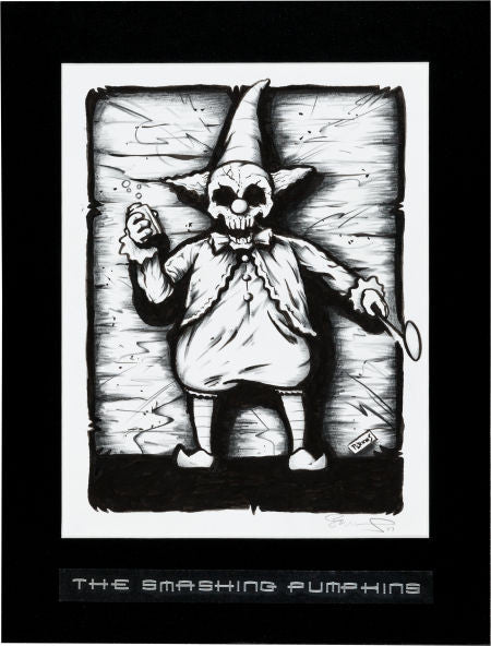 Smashing Pumpkins Austin Backyard Concert Poster Original Art and Limited Edition 7/165 (2007).