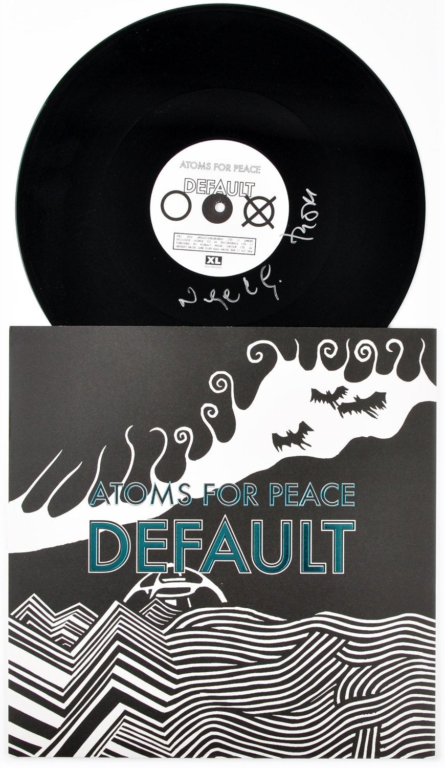 Atoms For Peace Radiohead Supergroup Thom Yorke Nigel Godrich Autographed Vinyl