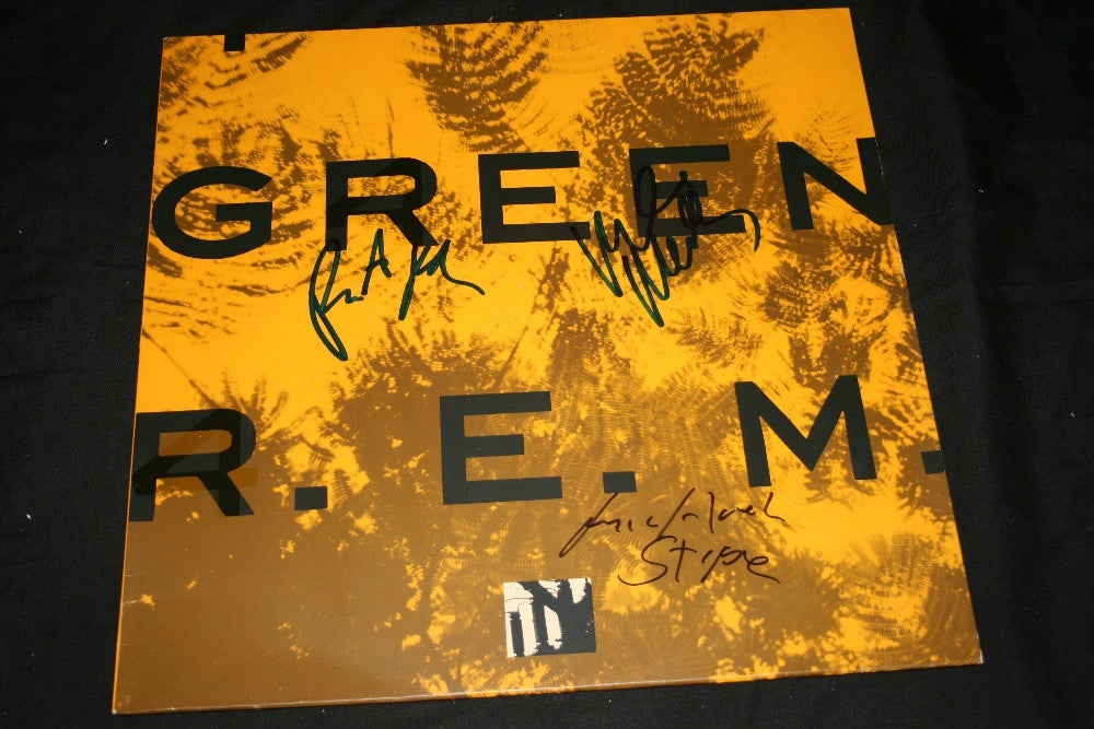 R.E.M. AUTOGRAPHED "GREEN" ALBUM
