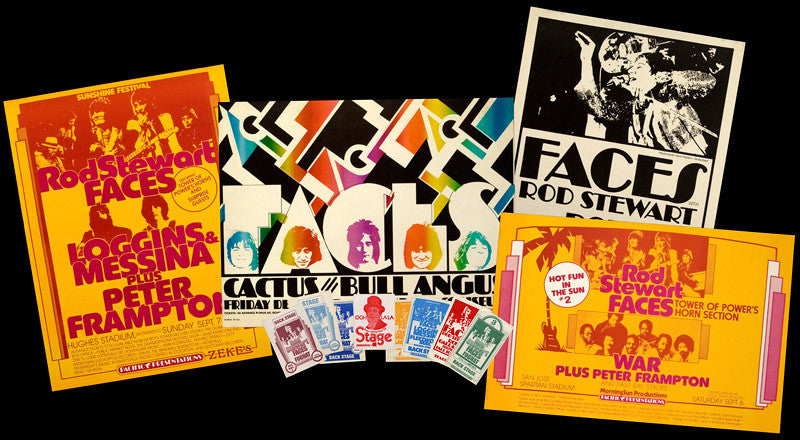Rod Stewart & The Faces Poster & BSP Collection