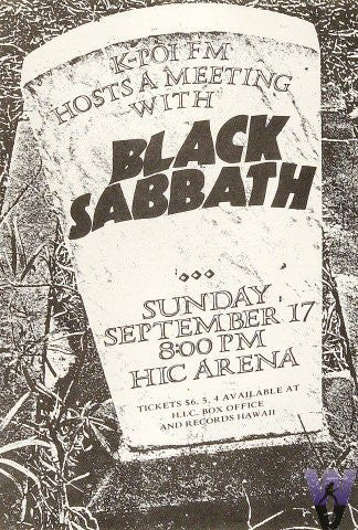 Black Sabbath Poster