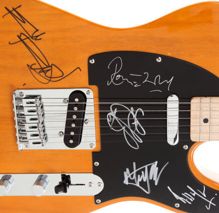Rolling Stones Band-Signed Guitar