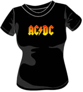 ACDC Logo Womens Junior Tee
