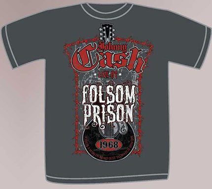 Johnny Cash At Folsom T-Shirt
