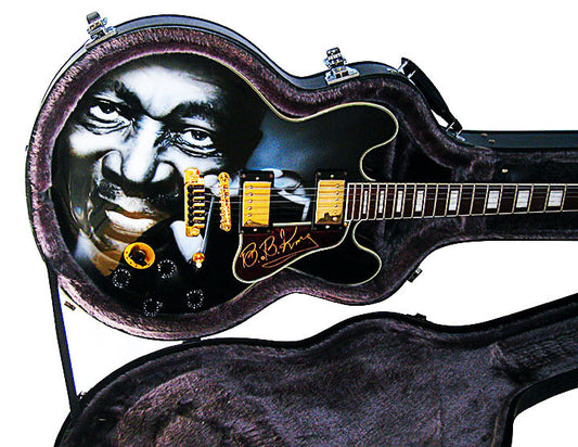 B.B. King Autographed Signed Gibson Epiphone Lucille Guitar