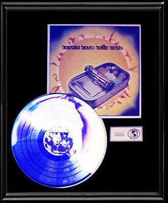 BEASTIE BOYS HELLO NASTY GOLD RECORD PLATINUM DISC LP ALBUM FRAME