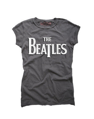 BEATLES LOGO LADIES CREW Tee shirt