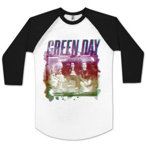 Green Day Old School Raglan Shirt