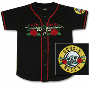 Guns N' Roses Pistols Baseball Jersey