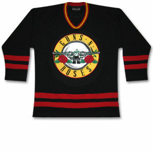 Guns N' Roses Bullet Logo Hockey Jersey
