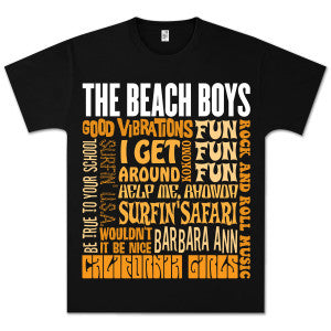 The Beach Boys Best Of Black T-Shirt