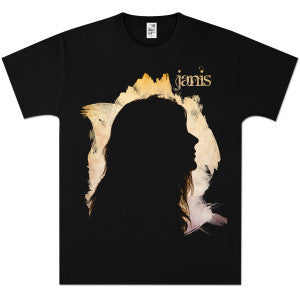 Janis Joplin Painted Silhouette T-Shirt