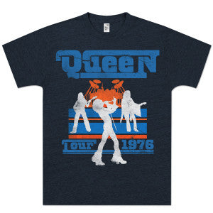 Queen Tour 1976 Silhouettes T-Shirt