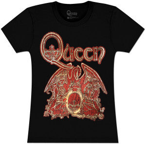 Queen Color Foil Girls’ Fitted T-Shirt