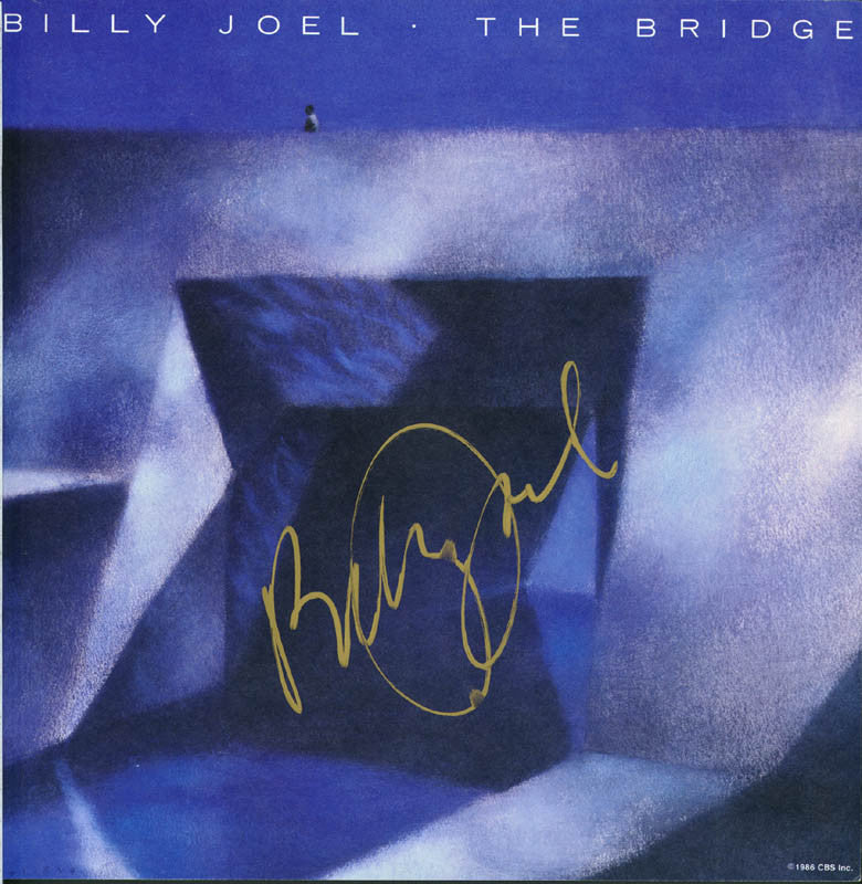 BILLY JOEL SIGNED ALBUM "THE BRIDGE"