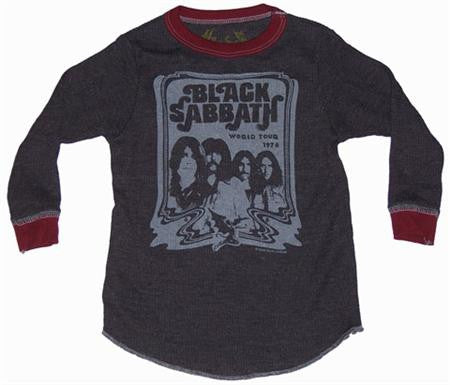 Rowdy Sprout Black Sabbath Long Sleeve Thermal T-Shirt (Infant/Toddler)