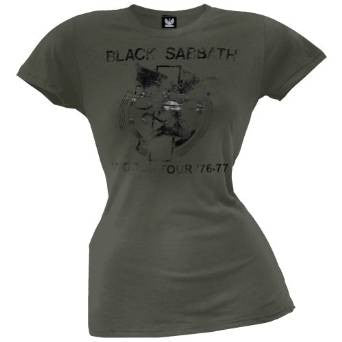 Black Sabbath - Tour 76-77 Ladies T-Shirt