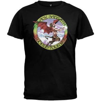 Black Sabbath - Tour 78 Black T-Shirt
