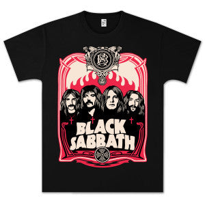 Black Sabbath Red Flames T-Shirt