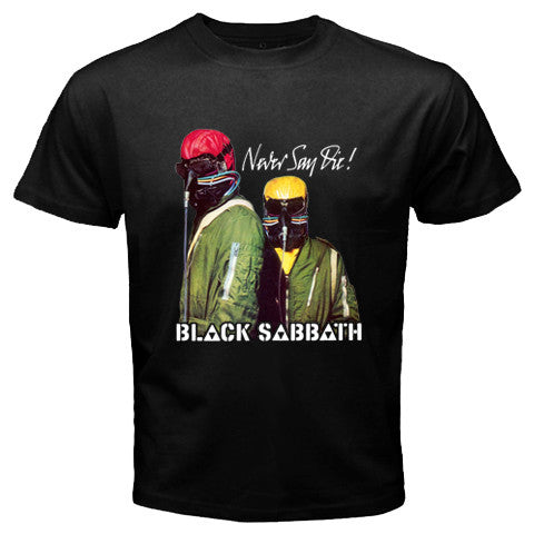 Black Sabbath Vintage Never Say Die Black Sabbath Us Tour 78 Iron Man Tony Stark Arc Reactor Logo Music Tshirt-432