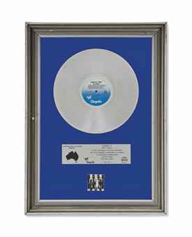 Blondie Presentation 'Platinum' Album Parallel Lines