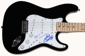 Brian Wilson & Mike Love Beach Boys Autograph Signed Guitar RARE