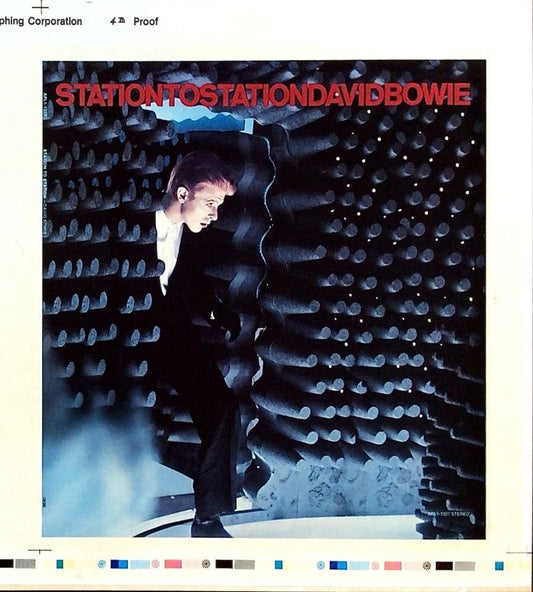 DAVID BOWIE Unreleased Station To Station Color Album Cover Slick GUARANTEED