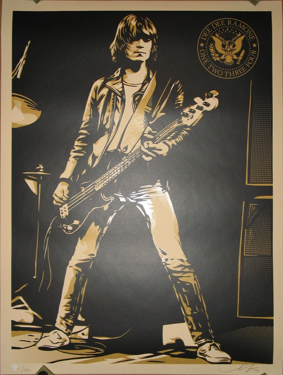 DEE DEE RAMONE PRINT SHEPARD FAIREY JOHNNY OBEY GIANT JENNY LENS